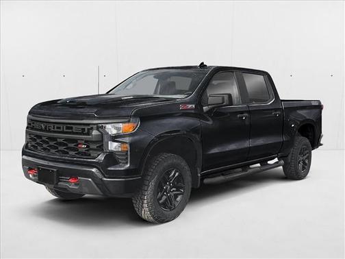Black 2026 Chevrolet Silverado 1500 Custom Trail Boss