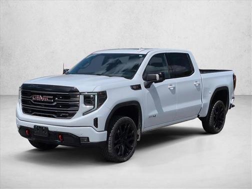 Summit White 2025 GMC Sierra 1500 AT4