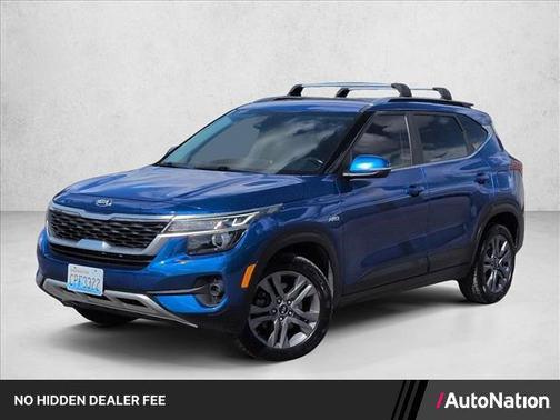 Neptune Blue 2021 Kia Seltos S