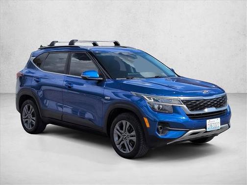 Neptune Blue 2021 Kia Seltos S