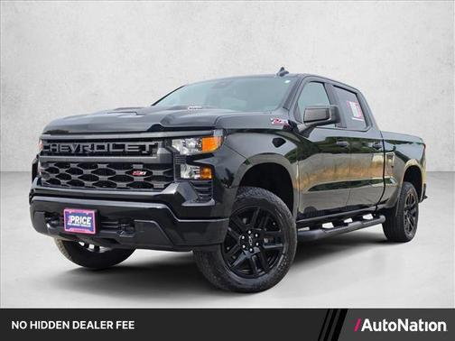 Black 2025 Chevrolet Silverado 1500 Custom Trail Boss