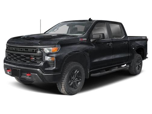 Black 2025 Chevrolet Silverado 1500 Custom Trail Boss