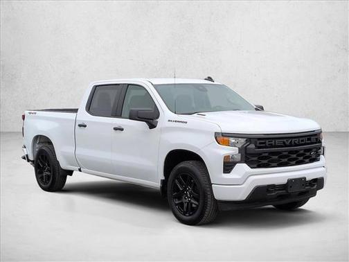 Summit White 2026 Chevrolet Silverado 1500 Custom