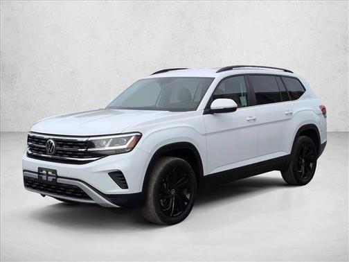 White 2022 Volkswagen Atlas 2.0T SE w/Technology 4MOTION