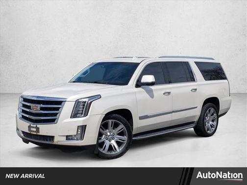 White Diamond Pearl 2015 Cadillac Escalade ESV Premium
