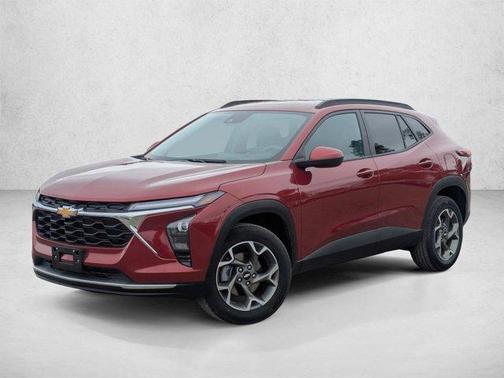 Crimson Metallic 2025 Chevrolet Trax LT