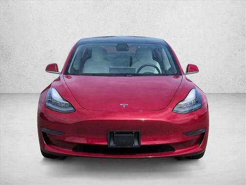 Red Multi Coat 2019 Tesla Model 3 Long Range