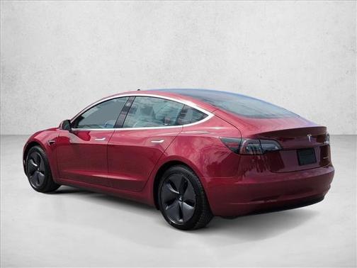 Red Multi Coat 2019 Tesla Model 3 Long Range