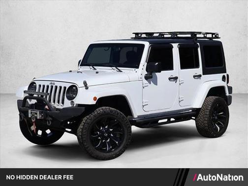 Bright White Clearcoat 2017 Jeep Wrangler Unlimited Sahara