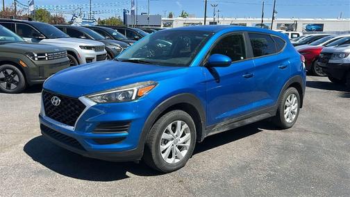 Aqua Blue 2020 Hyundai TUCSON SE
