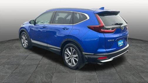 Aegean Blue Metallic 2021 Honda CR-V AWD Touring