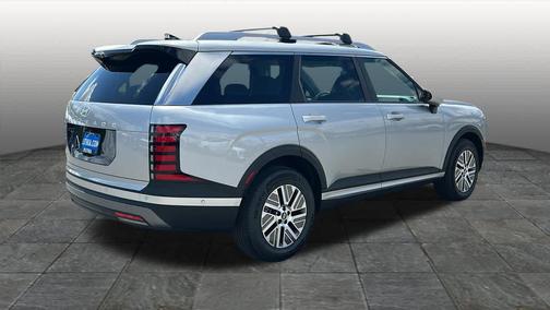 Typhoon Silver Metallic 2026 Hyundai Palisade Hybrid Blue SEL Premium 8P