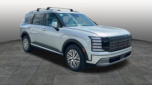 Typhoon Silver Metallic 2026 Hyundai Palisade Hybrid Blue SEL Premium 8P