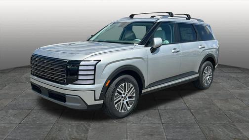 Typhoon Silver Metallic 2026 Hyundai Palisade Hybrid Blue SEL Premium 8P