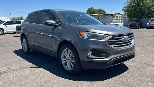 Carbonized Gray Metallic 2022 Ford Edge Titanium