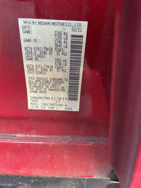 2011 Nissan Titan SV