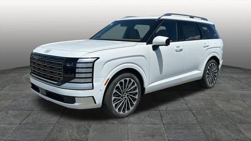 Creamy White Pearl 2026 Hyundai Palisade Hybrid Calligraphy
