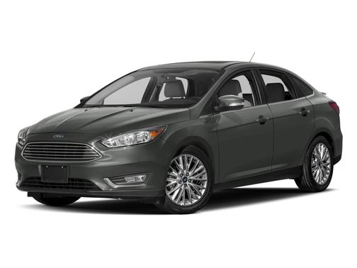 White Platinum Metallic Tri-Coat 2017 Ford Focus Titanium