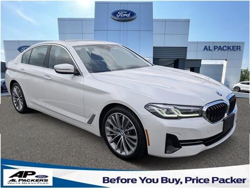 Mineral White Metallic 2022 BMW 530 530I XDRIVE