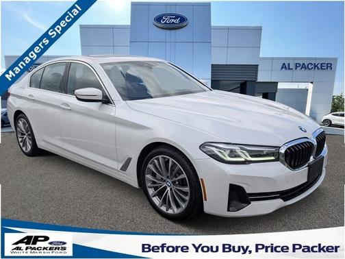 Mineral White Metallic 2022 BMW 530 530I XDRIVE