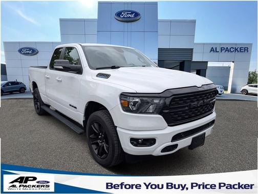 Bright White Clearcoat 2022 RAM 1500 BIG HORN/LONE STAR