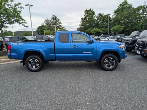 Blue 2017 Toyota Tacoma TRD SPORT