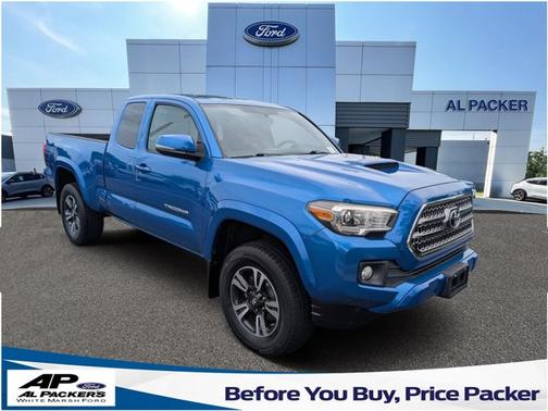 Blue 2017 Toyota Tacoma TRD SPORT
