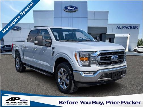 SPACE WHITE METALLIC 2021 Ford F-150 XLT