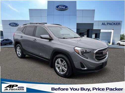 Satin Steel Metallic 2019 GMC Terrain SLE