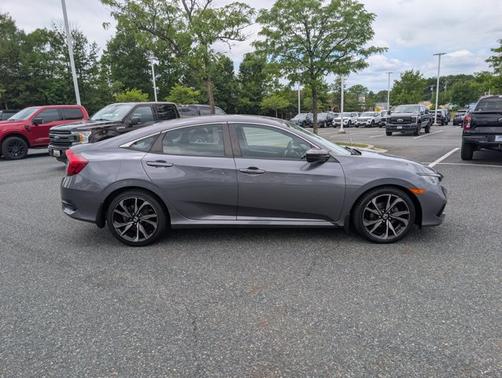 Polished Metal Metallic 2021 Honda Civic SPORT