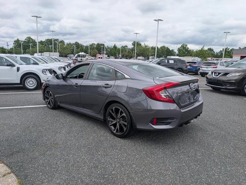Polished Metal Metallic 2021 Honda Civic SPORT