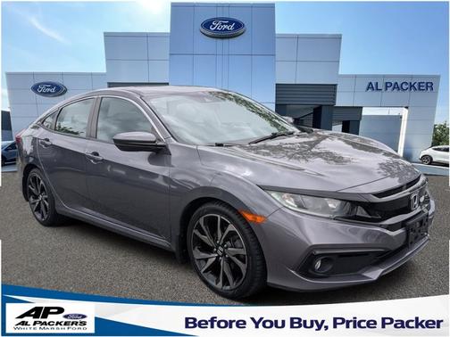 Polished Metal Metallic 2021 Honda Civic SPORT