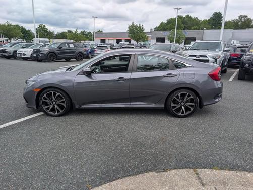 Polished Metal Metallic 2021 Honda Civic SPORT