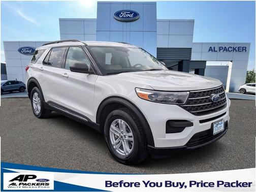 STAR WHITE MET TRI-COAT 2023 Ford Explorer XLT