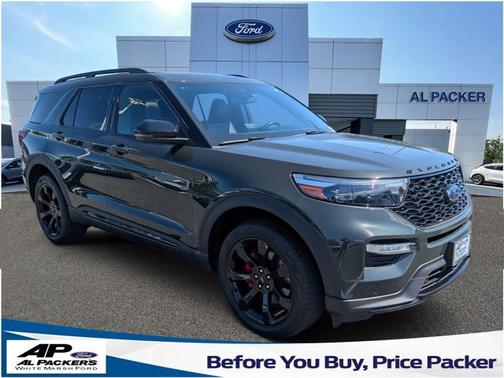 FORGED GREEN METALLIC 2023 Ford Explorer ST