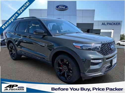 FORGED GREEN METALLIC 2023 Ford Explorer ST