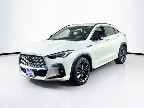 Majestic White 2023 INFINITI QX55 SENSORY