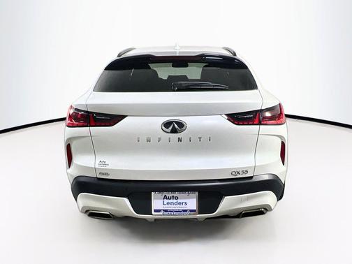Majestic White 2023 INFINITI QX55 SENSORY