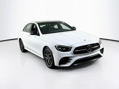 Polar White 2022 Mercedes-Benz E-Class E 350 RWD Sedan