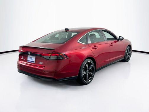 Radiant Red Metallic 2025 Honda Accord Hybrid Sport