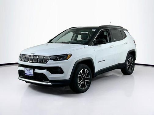 Bright White Clearcoat 2022 Jeep Compass Limited