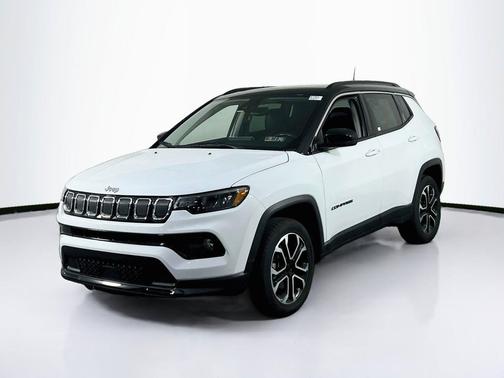 Bright White Clearcoat 2022 Jeep Compass Limited
