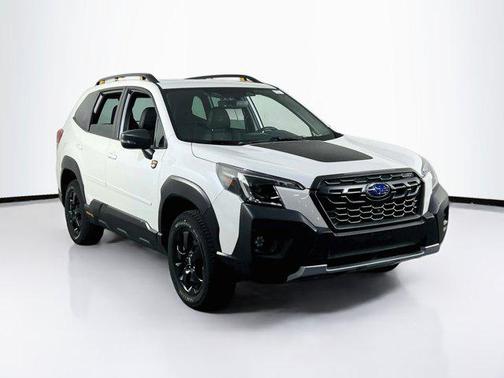 Crystal White Pearl 2023 Subaru Forester Wilderness