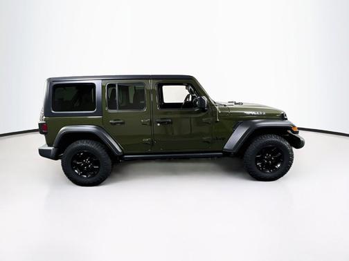 Sarge Green Clearcoat 2021 Jeep Wrangler Willys