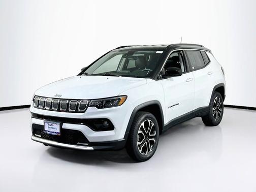 Bright White Clearcoat 2022 Jeep Compass Limited