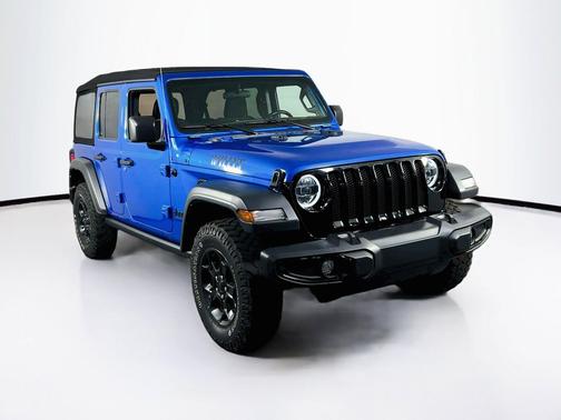 Hydro Blue Pearlcoat 2023 Jeep Wrangler Willys