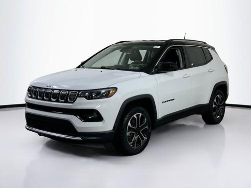 Bright White Clearcoat 2022 Jeep Compass Limited