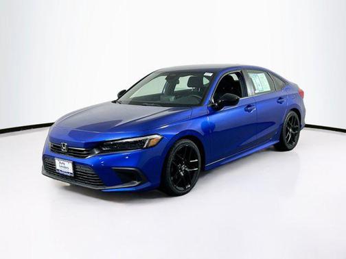 Aegean Blue Metallic 2023 Honda Civic Sport
