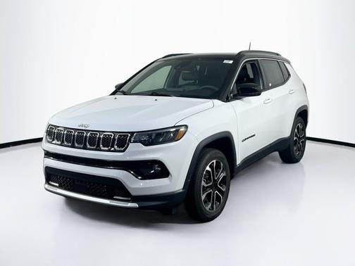 Bright White Clearcoat 2023 Jeep Compass Limited