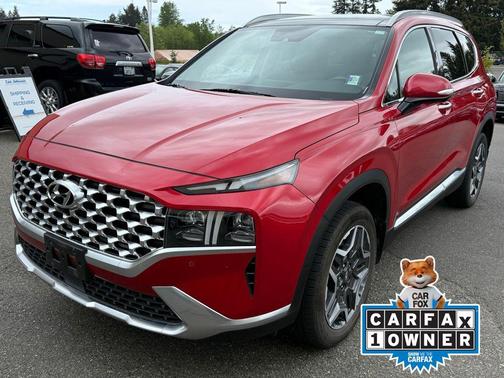 Calypso Red 2022 Hyundai SANTA FE Limited